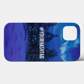 Sterrennacht met volle maan in het bos Case-Mate iPhone case (Achterkant (horizontaal))
