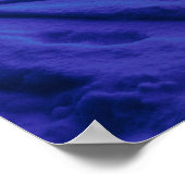 Sterrennacht met volle maan in het bos poster (Hoek)