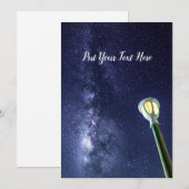 Sterrennacht Milky Way Galaxy Holiday Kaart (Voorkant / Achterkant)