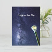 Sterrennacht Milky Way Galaxy Holiday Kaart (Staand voorkant)