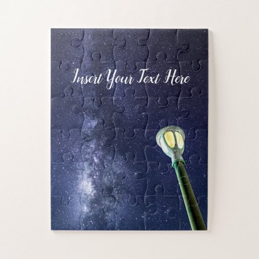 Sterrennacht Milky Way Galaxy Stars Sky Legpuzzel (Verticaal)