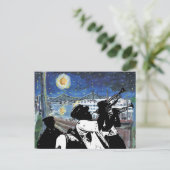 Sterrennacht Mississippi Queen Briefkaart (Staand voorkant)