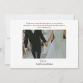 Sterrennacht Moon Phases Celestial Foto Bedankkaart (Achterkant)