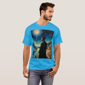 Sterrennacht Moon Reflection T-shirt (Voorkant volledig)