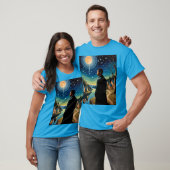 Sterrennacht Moon Reflection T-shirt (Unisex)