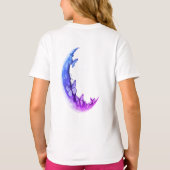 Sterrennacht Moon Shirt voor kinderen - Schattigee (Achterkant)