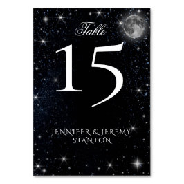 Sterrennacht Moon Tafel Kaart