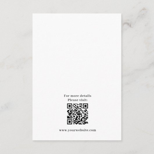 Sterrennacht Moonlight Wedding Enclosure Kaarten (Achterkant)