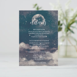 Sterrennacht Moonlight Wedding Enclosure Kaarten