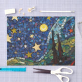 Sterrennacht Mozaïek Decoupage Crafting Tissuepapier (Craft)