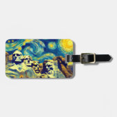 Sterrennacht Mt. Rushmore South Dakota Bagagelabel (Voorkant horizontaal)