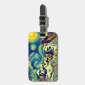 Sterrennacht Mt. Rushmore South Dakota Bagagelabel (Voorkant verticaal)