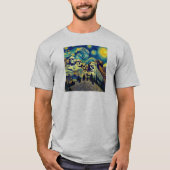 Sterrennacht Mt. Rushmore South Dakota T-shirt (Voorkant)