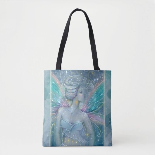 Sterrennacht Mystical Fairy Fantasy Art Canvas tas (Voorkant)
