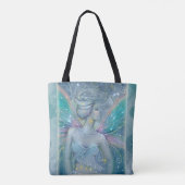 Sterrennacht Mystical Fairy Fantasy Art Canvas tas (Achterkant)