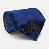 Sterrennacht Nativiteit Stropdas (Opgerold)