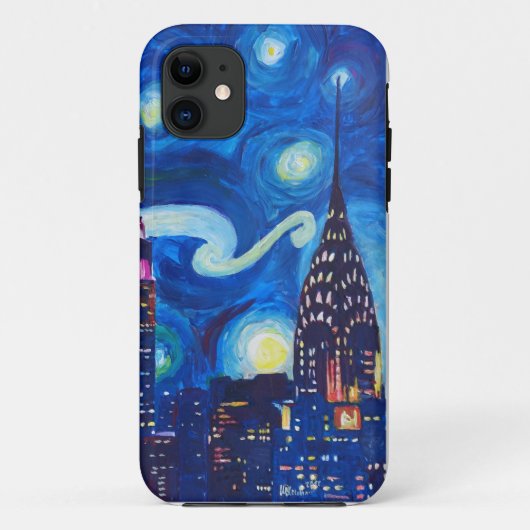 Sterrennacht New York Case-Mate iPhone Case (Achterkant)