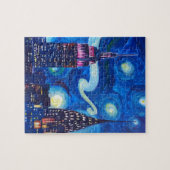 Sterrennacht New York Legpuzzel (Horizontaal)