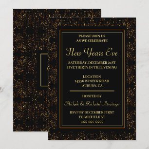 Sterrennacht nieuwe jaren kaart