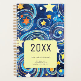 Sterrennacht nieuwjaar planner