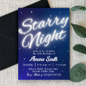 Sterrennacht - Onder de sterren Kaart