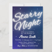 Sterrennacht - Onder de sterren Kaart (Voorkant)