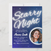 Sterrennacht - Onder de sterren met foto Kaart (Voorkant)