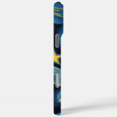 Sterrennacht ontmoet zonnebloempatroon Case-Mate iPhone case (Achterkant / Rechts)