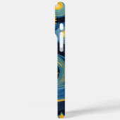 Sterrennacht ontmoet zonnebloempatroon Case-Mate iPhone case (Achterkant / Links)