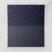 Sterrennacht-ontvangstkaart Plaatskaartje (Binnenkant ongevouwen)