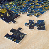 Sterrennacht op de Rijn | Van Gogh | Legpuzzel (Zijkant)