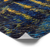 Sterrennacht op de Rijn | Van Gogh | Poster (Hoek)