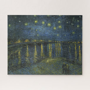 Sterrennacht op de Rijn, Vincent van Gogh Legpuzzel