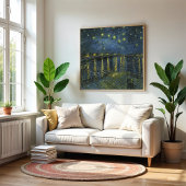 Sterrennacht op de Rijn, Vincent van Gogh Poster