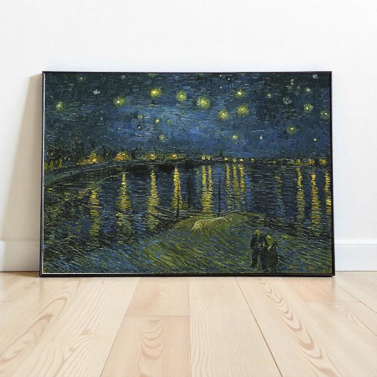 Sterrennacht op de Rijn, Vincent van Gogh Poster