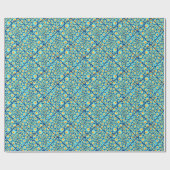 Sterrennacht op Zee Doodle Diamond Tegel Cadeaupapier (Vlak)