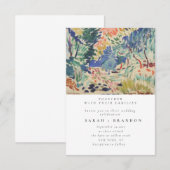 Sterrennacht Oud schilderij bruiloft uitnodiging (Voorkant / Achterkant)