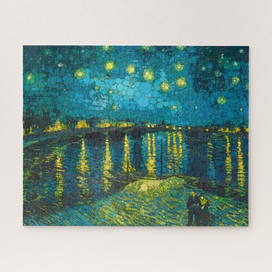 Sterrennacht Over de Rhône door After Van Gogh Legpuzzel (Horizontaal)