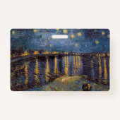 Sterrennacht over de Rhône door Vincent van Gogh Badge (Voorkant)