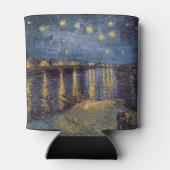 Sterrennacht over de Rhône door Vincent van Gogh Blikjeskoeler (Achterkant)