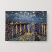 Sterrennacht over de Rhône door Vincent van Gogh Button (Voorkant)