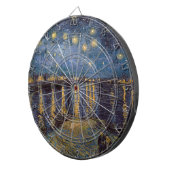 Sterrennacht over de Rhône door Vincent van Gogh Dartbord (Voorkant Rechts)