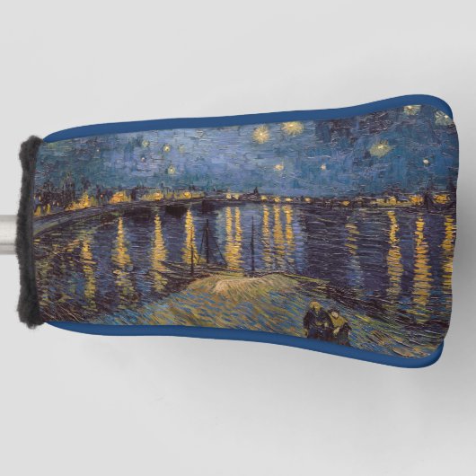 Sterrennacht over de Rhône door Vincent van Gogh Golfheadcover (Voorkant)
