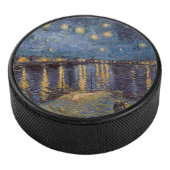 Sterrennacht over de Rhône door Vincent van Gogh Hockey Puck (3/4)
