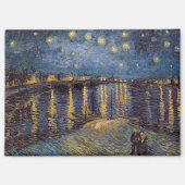 Sterrennacht over de Rhône door Vincent van Gogh Magneet (Voorkant)