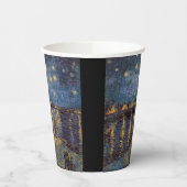 Sterrennacht over de Rhône door Vincent van Gogh Papieren Bekers (Links)