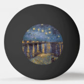Sterrennacht over de Rhône door Vincent van Gogh Pingpongbal (Voorkant)