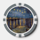 Sterrennacht over de Rhône door Vincent van Gogh Poker Chips (Voorkant)