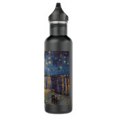 Sterrennacht over de Rhône door Vincent van Gogh Waterfles (Rechts)