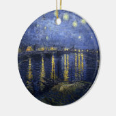 Sterrennacht over de Rhône Keramisch Ornament (Links)